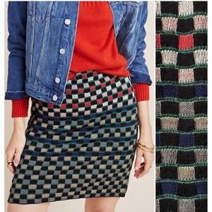 AldoMartins for‎ Anthropologie Checkerboard Knit Size M